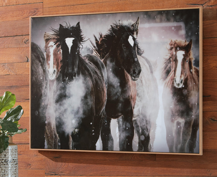 Chaseburn Brown/Black/White Wall Art