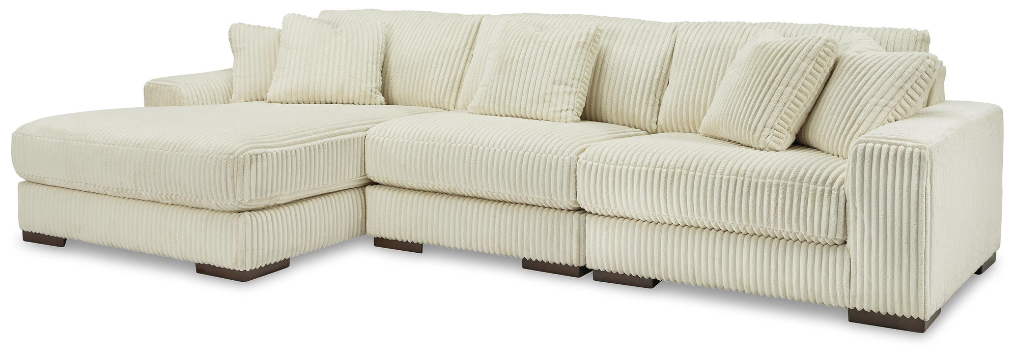 Lindyn Ivory Lindyn 3-Piece Sectional with Chaise