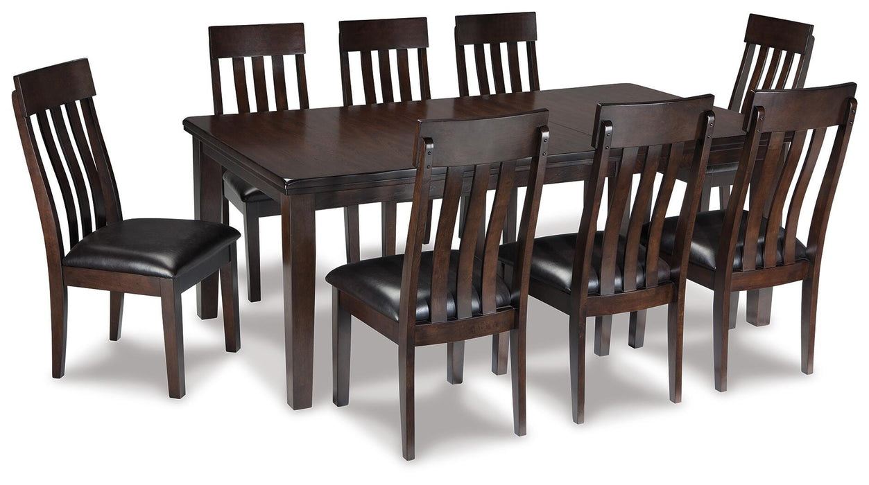 Haddigan Dark Brown Haddigan Dining Table and 8 Chairs