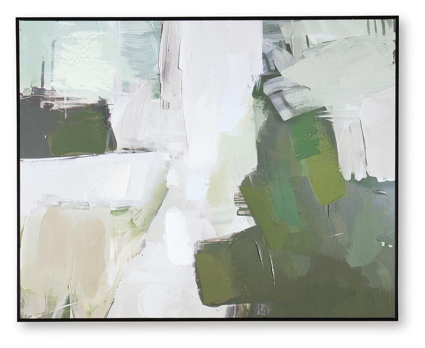 Vinick Green/Gray/White Wall Art