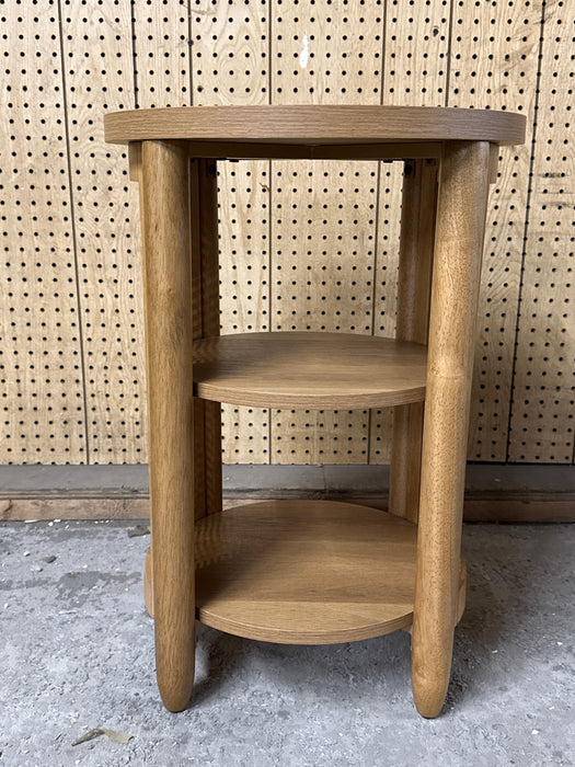 Better Homes & Gardens Springwood Caning Side Table, Light Honey Finish - new