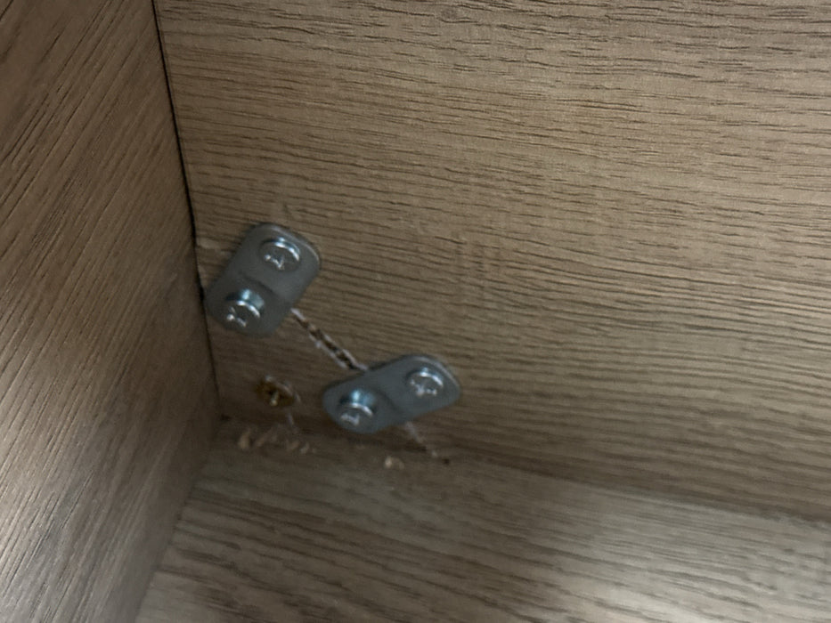 Oak 7 Drawer Dresser for Bedroom, Wooden Chest of Drawers for Living Room - open_box