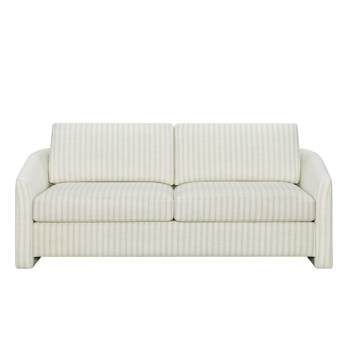 Beautiful Drew 72.2" Sofa by Drew Barrymore for Adults, Striped Linen - new