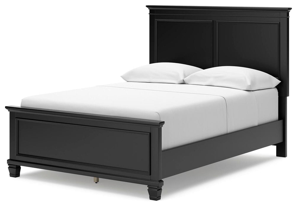 Lanolee Black Lanolee Full Panel Bed