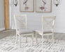 Robbinsdale Antique White Dining UPH Side Chair (Priced Per Item, Must Order 2, 4, 6, or 8)