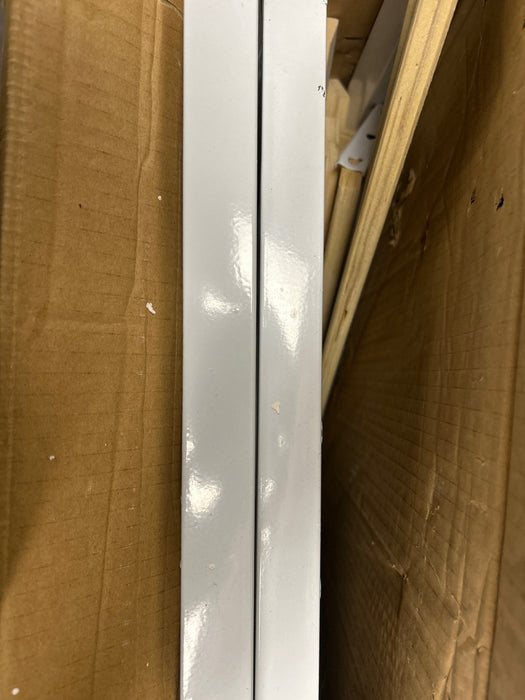 ChaletPosh Twin White Metal Platform Bed with Headboard - new