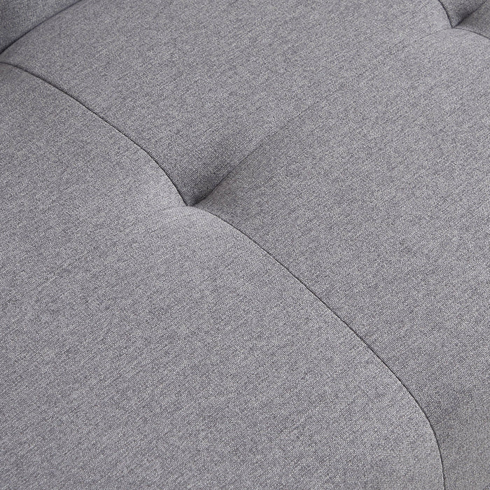 GJQ Convertible Futon Sofa Bed, Modern Folding Sofa Couch for Living Room Adult(Linen,Light Grey) - new