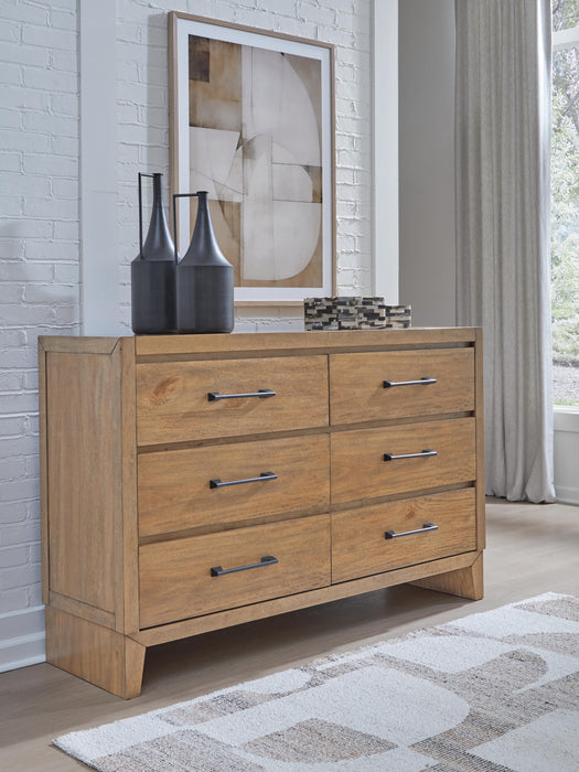Sherbana Light Brown Dresser