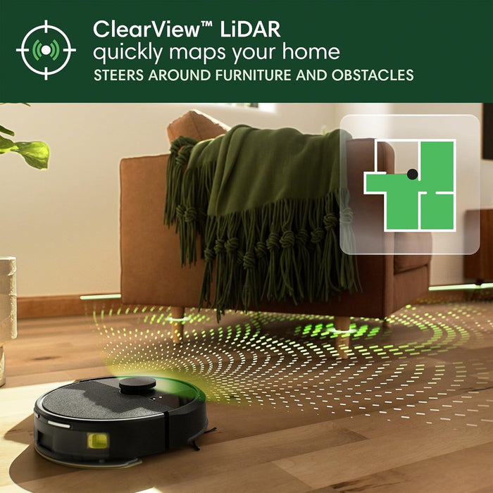 iRobot Roomba 105 Combo Robot Vacuum & Mop with AutoEmpty Dock - Self-Empties for 75 Days, Intense Power-Lifting Suction, LiDAR Navigation, Multiple Cleaning Modes, Avoids Mopping Carpet | Up to 75-day capacity, intense suction, LiDAR navigation, multiple