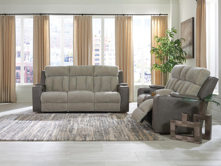 Stately Check Sisal Stately Check Sofa and Loveseat