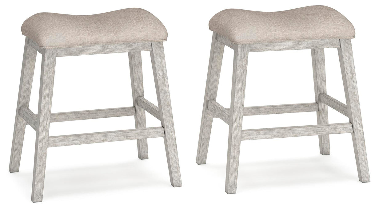 Skempton White/Light Brown Dining Collection