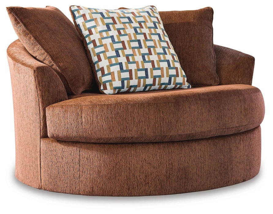 Laylabrook Spice Oversized Swivel Accent Chair