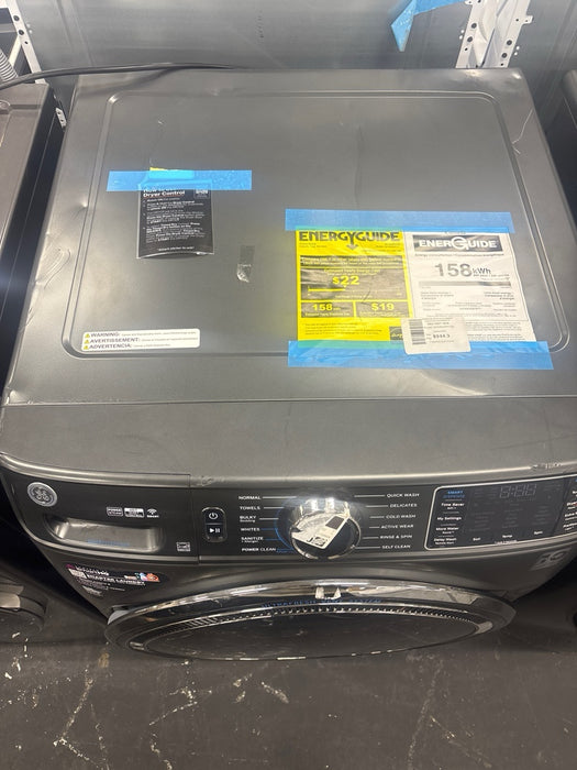 GE 5.0 cu. ft. Capacity Smart Front Load ENERGY STAR Steam Washer with SmartDispense UltraFresh Vent System with OdorBlock and Sanitize + Allergen - new