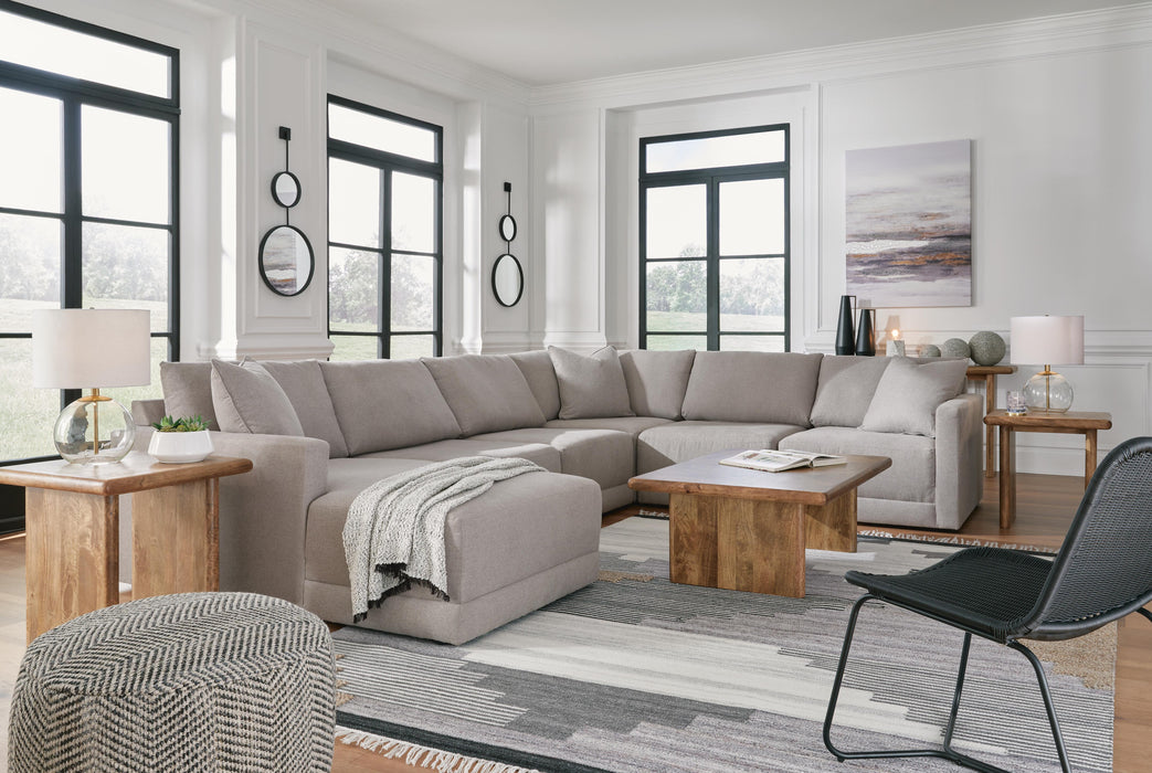 Katany Shadow Katany 6-Piece Sectional with Chaise