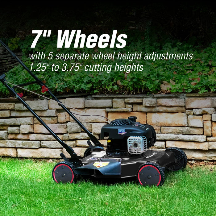 Hyper Tough 20-inch 125cc Gas Push Walk Behind Mower with Briggs & Stratton Engine - used_good
