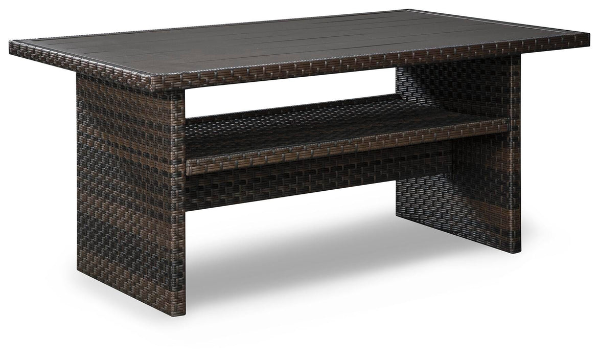 Easy Isle Dark Brown/Beige RECT Multi-Use Table