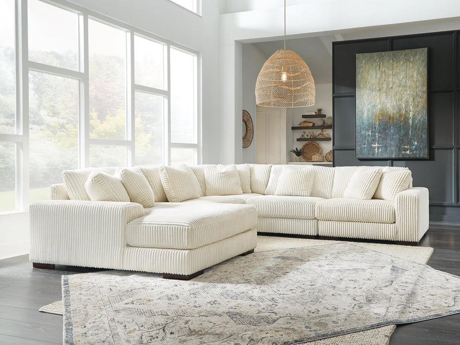 Lindyn Ivory Lindyn 5-Piece Sectional with Chaise