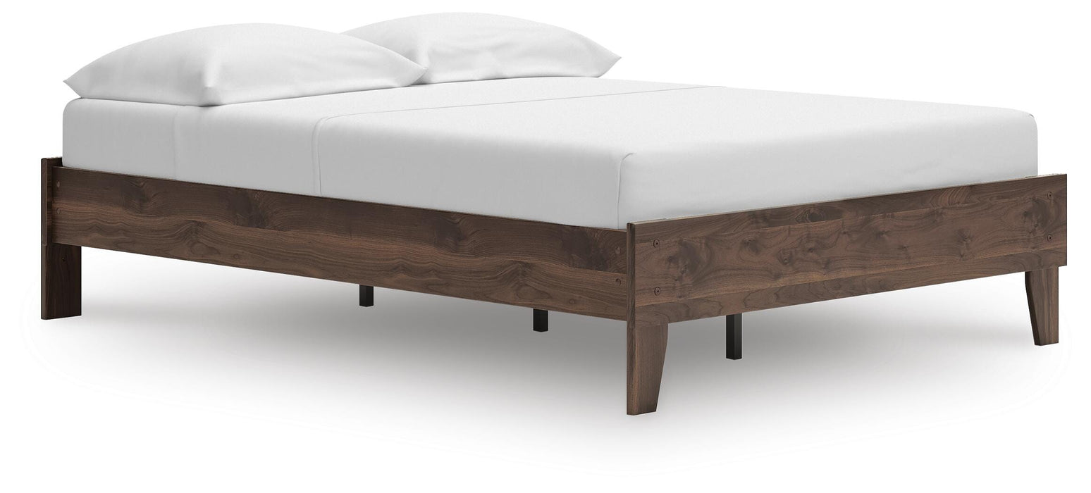 Calverson Mocha Full Platform Bed