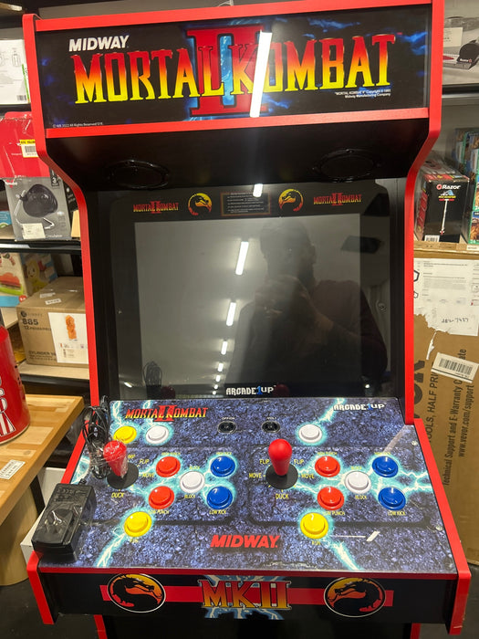 Arcade1UP Mortal Kombat II Deluxe Arcade Game - open_box
