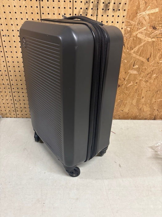 Protege 20 inch Hard Side Carry-On Spinner Luggage, Black Matte Finish (Walmart.com Exclusive) - open_box