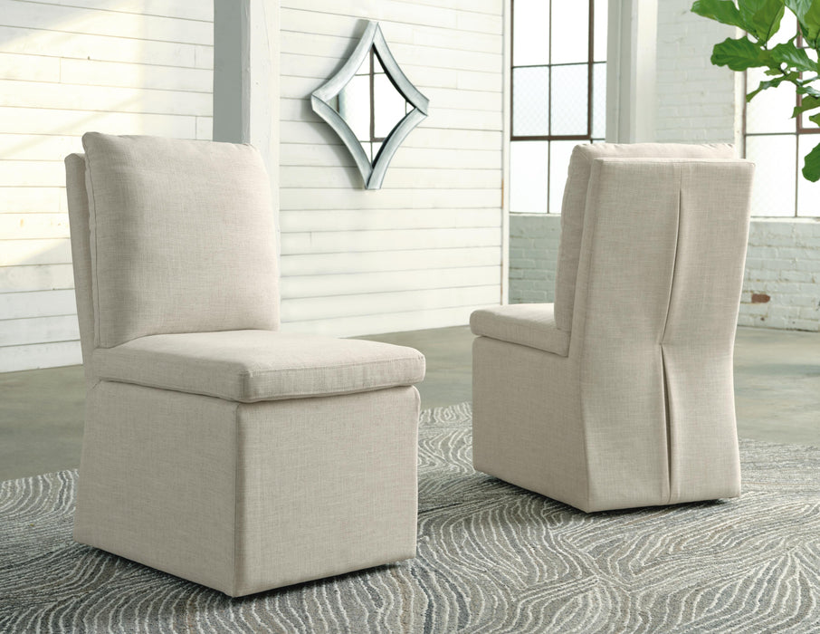 Krystanza Oatmeal Dining UPH Side Chair (Priced Per Item, Must Order 2, 4, 6, or 8)