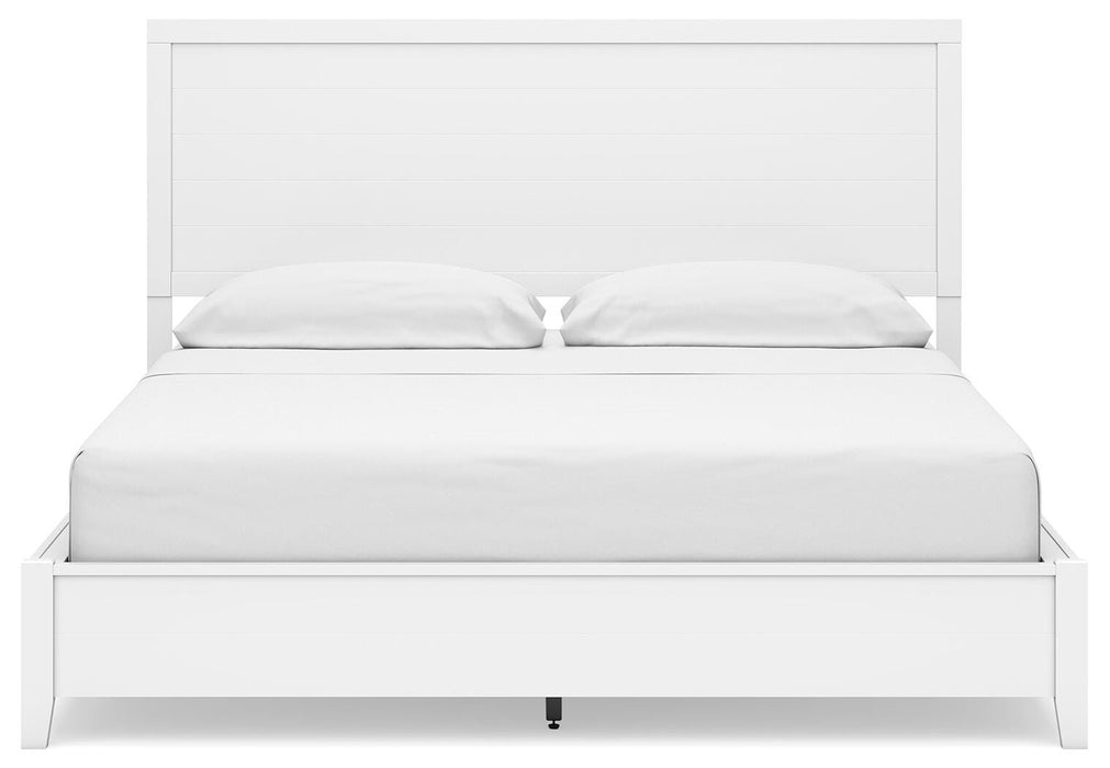 Binterglen White Binterglen California King Panel Bed