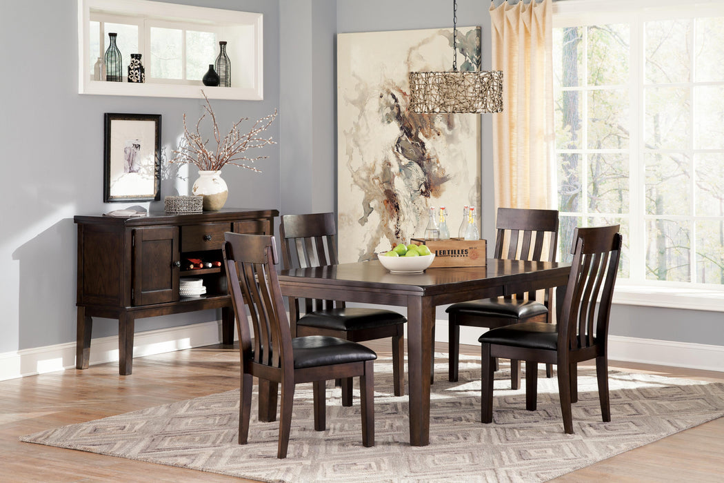 Haddigan Dark Brown Haddigan Dining Table and 4 Chairs