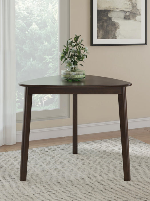Dantenton Merlot Triangle Dining Room Table