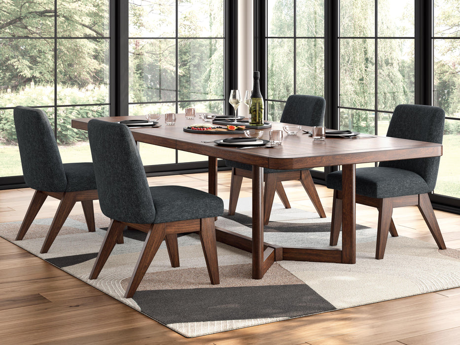 Kendamor Dark Brown Kendamor Dining Table and 4 Chairs