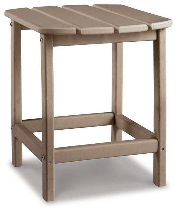 Sundown Treasure Driftwood Rectangular End Table