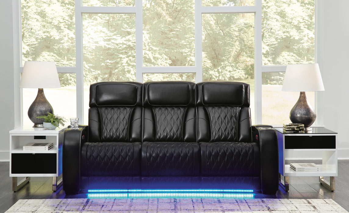 Boyington Black Boyington Power Reclining Sofa