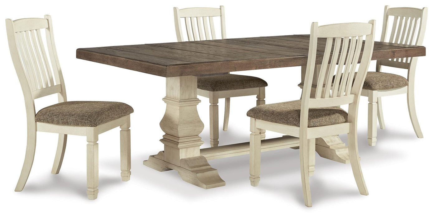 Bolanburg Antique White Bolanburg Dining Table and 4 Chairs