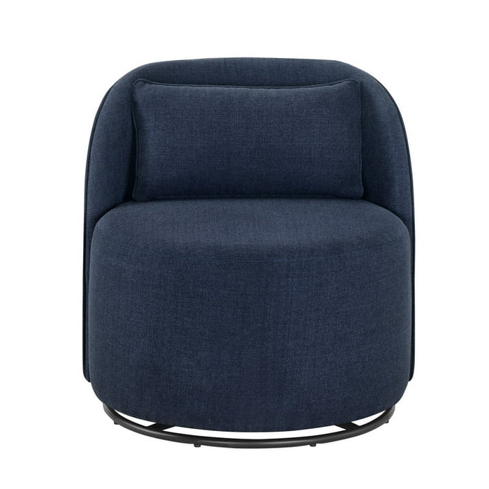 Better Homes & Gardens Juliet Modern Arch Swivel Chair, Navy - open_box