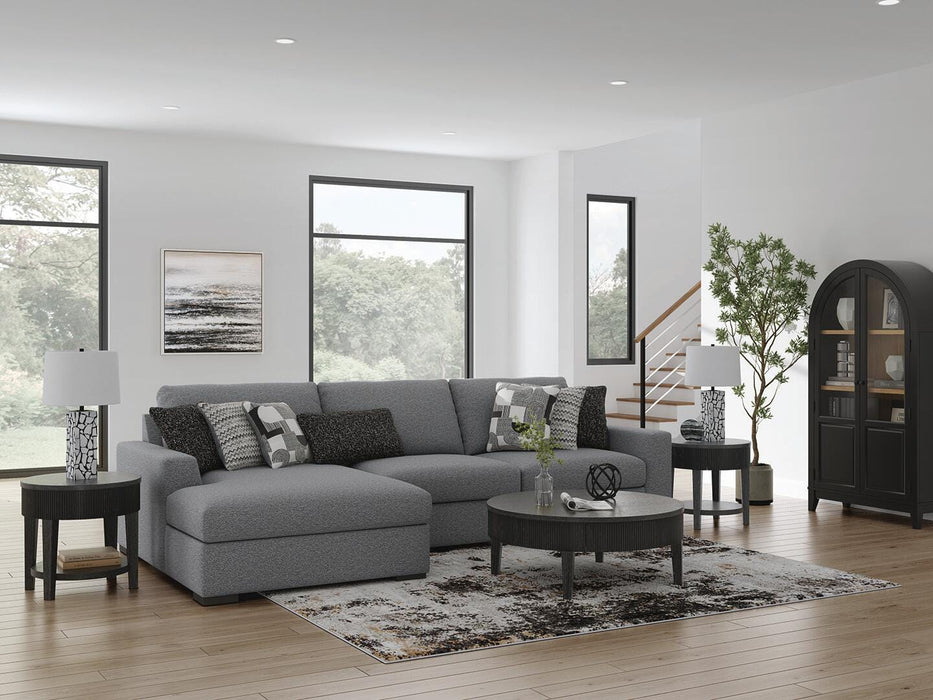 Bealton Salt and Pepper Bealton 3-Piece Sectional with Chaise