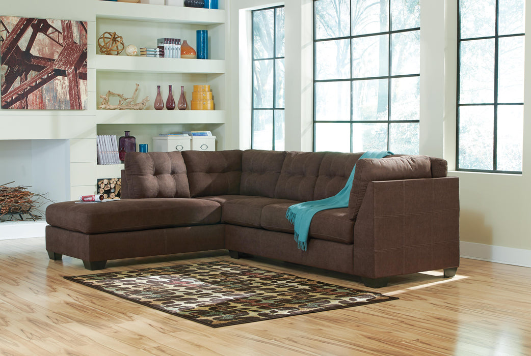 Maier Walnut Maier 2-Piece Sectional with Chaise