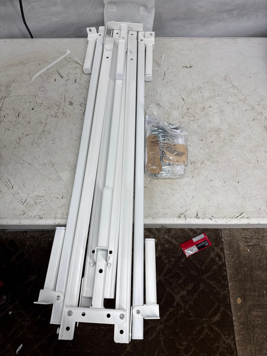 Zinus 7" Compack® Metal Bed Frame, White, Twin - new