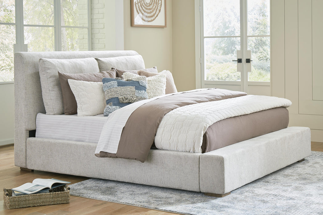 Cabalynn Light Brown Cabalynn Queen Upholstered Bed