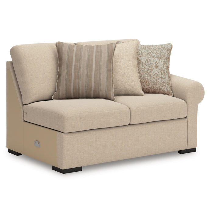 LadyMae Twill LadyMae 4-Piece Sectional with Chaise