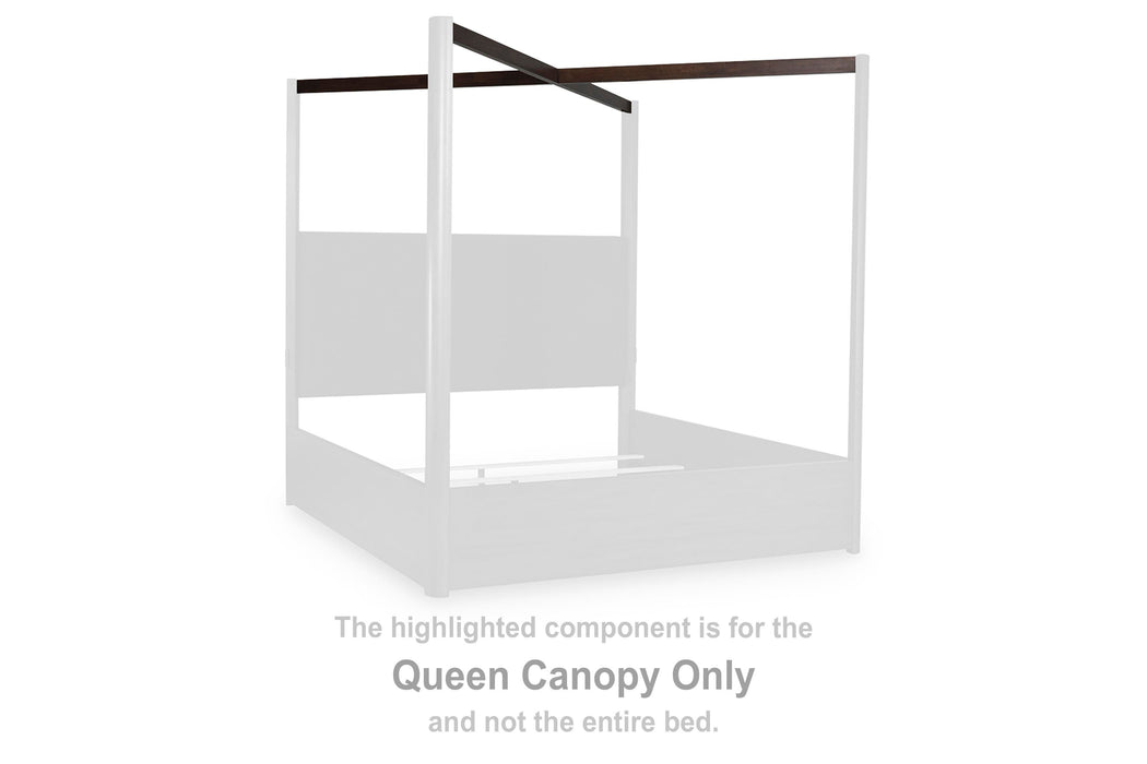 Kendamor Dark Brown Queen Canopy