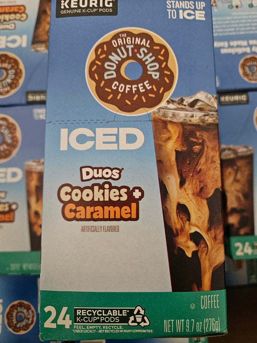 The Original Donut Shop - Iced Duos Cookie + Caramel K Cup Pods 24ct - new