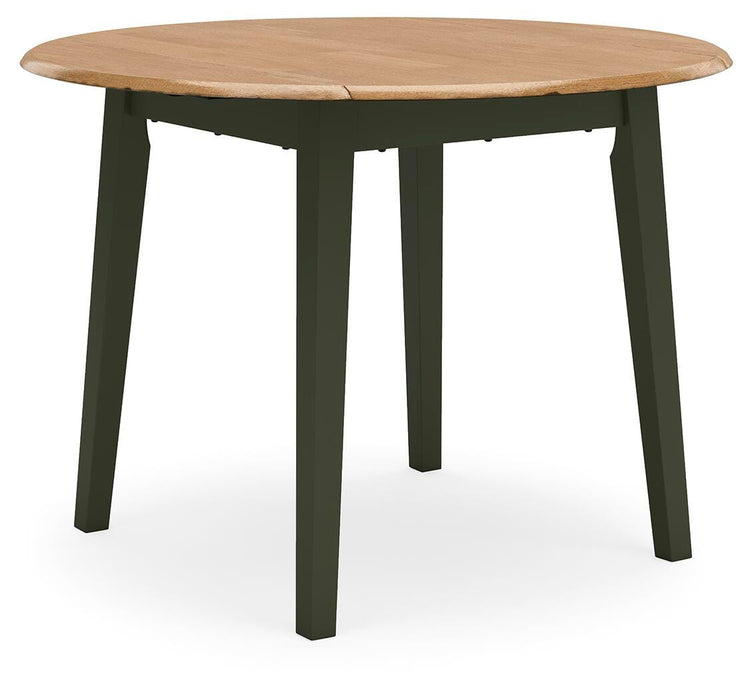 Gesthaven Natural/Green Gesthaven Dining Drop Leaf Table
