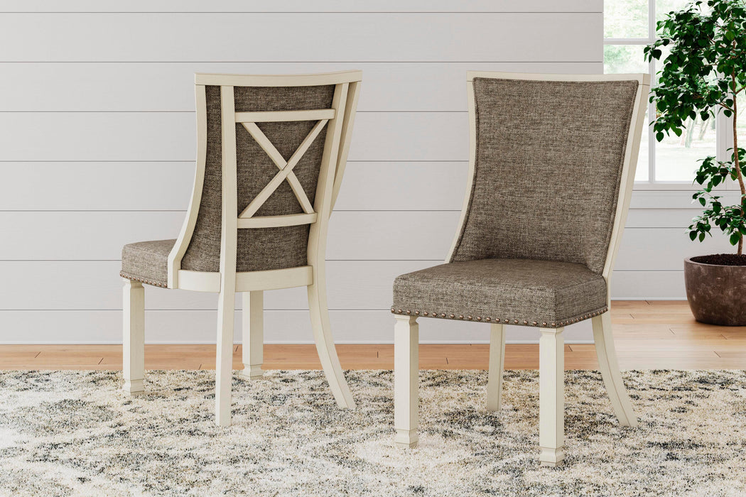 Bolanburg Two-tone Dining UPH Side Chair (Priced Per Item, Must Order 2, 4, 6, or 8) - Brand New