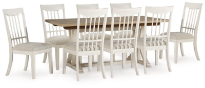 Shaybrock Antique White/Brown Dining Collection