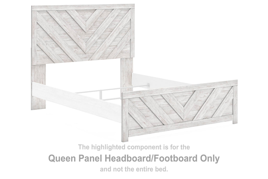 Cayboni Whitewash Queen Panel HDBD/FTBD