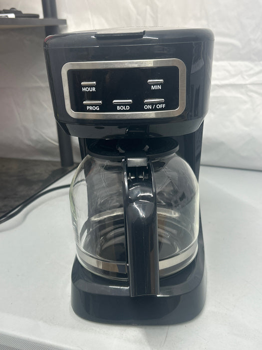 Mainstays CM1449-UL Black 12-Cup Programmable Drip Coffee Maker - new