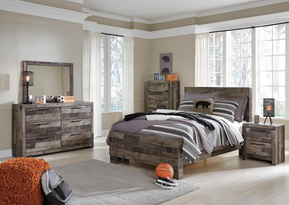 Derekson Multi Gray Bedroom Collection