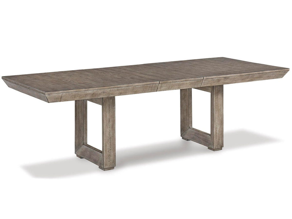 Langford Light Grayish Brown RECT Dining Room EXT Table