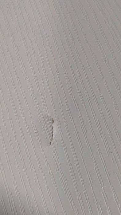 Gianna 32 Inch Desk with 2 Drawers Home Office Computer PC Table with Fabric Storage Bag, Study Writing Wood Deskboard for Small Spaces,White - open_box