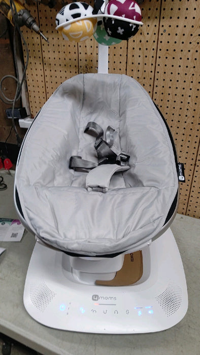 4moms MamaRoo Multi-Motion Baby Swing, Bluetooth Enabled with 5 Unique Motions, Grey - open_box