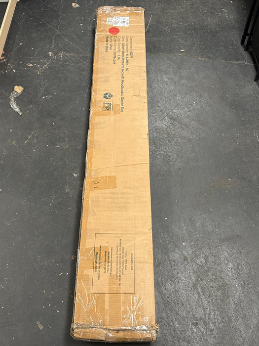 Zinus Mia 38" Metal Platform Bed Frame with Headboard, Queen - new